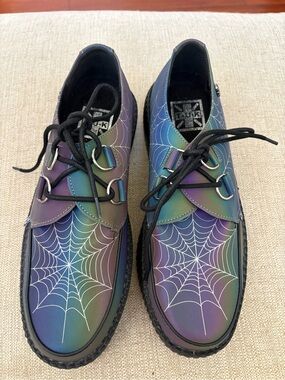 T.U.K Midnight Chameleon Spiderweb Glow Viva Mondo Creeper